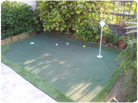 Putting green pre- assemblato